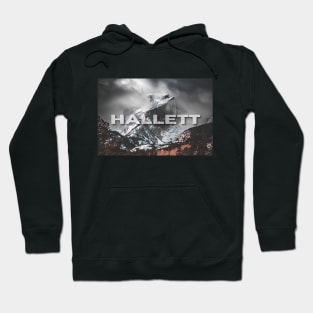 Hallett Peak Poster Hoodie